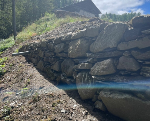 Mur en pierres sèches