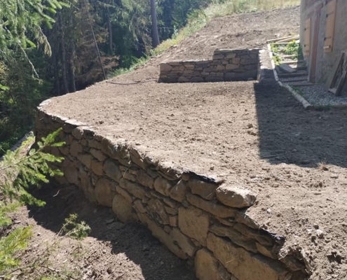 Mur en pierres sèches